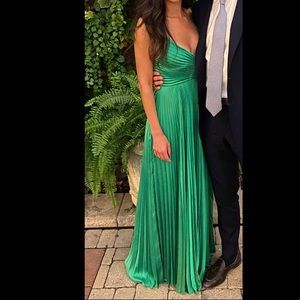 ALC green maxi formal dress